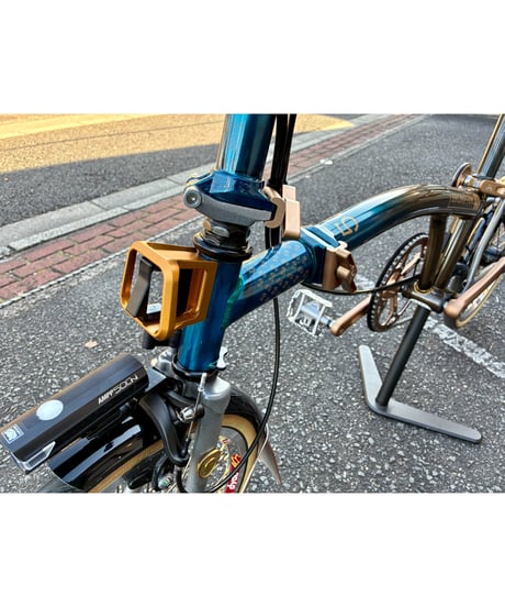 BROMPTON　Forged Front Carrier Block 【コーケンアルマイト品】