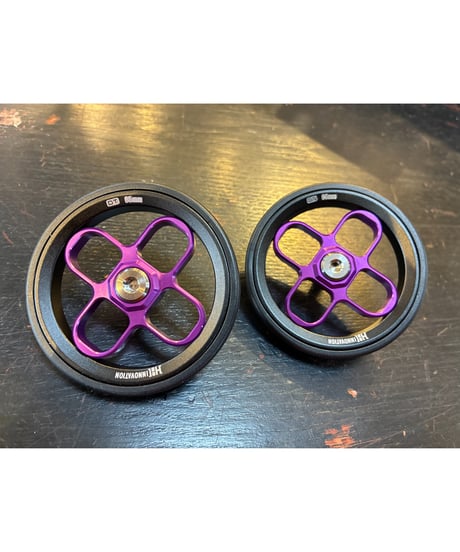 H&H　Easy wheels DT　ブラック/パープル