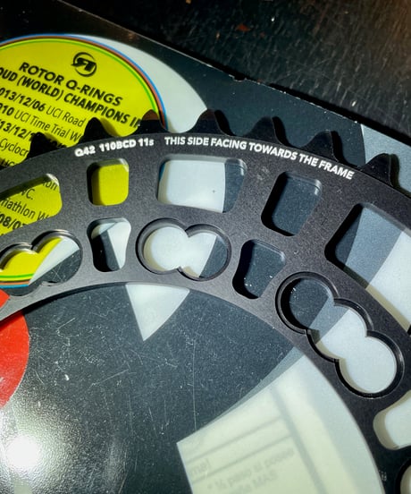 ROTOR　Q-RING 110 INNER 42T BLACK