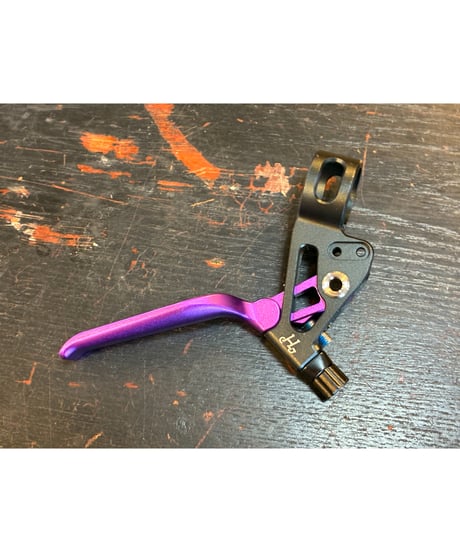 H&H　Brake Lever　ブラック/パープル