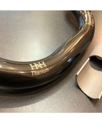 H&H Titanium Ergonomics Midrisebar【ブラックカラー】