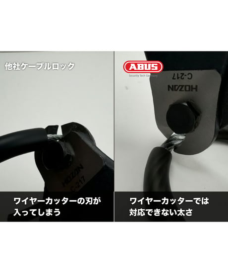 ABUS　NUMERO 5510C/180 MATTE BLACK
