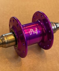 Philwood　"PRO" Brompton Front Hub【PURPLE】