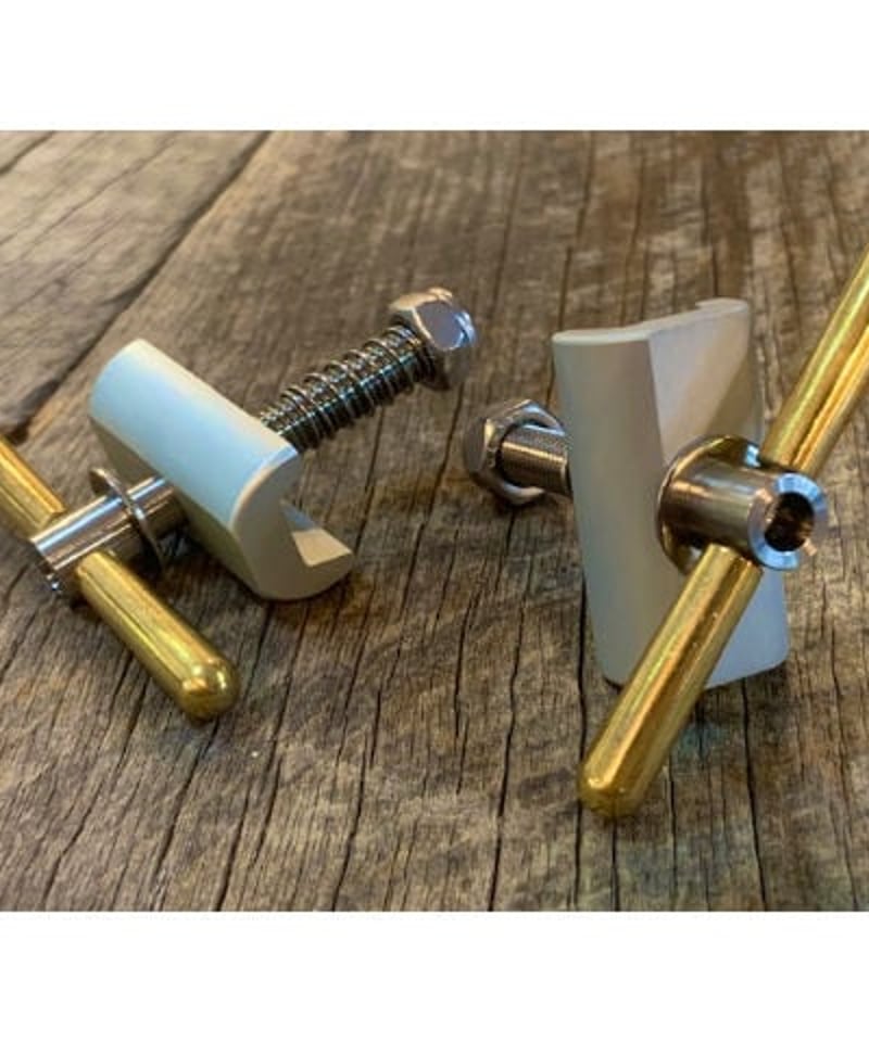 Brompfication Hinge Clamp Set, Titanium | LORO