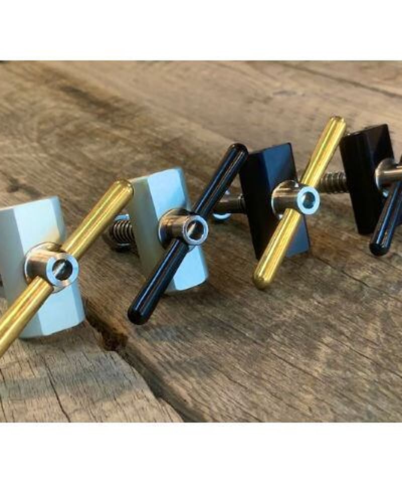 パーツ Brompfication Hinge Clamp Set Brompfication - Titanium Hinge Clamp Set, Black