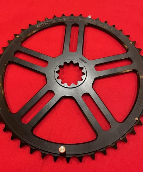 White Industries　VBCチェーンリング アウター 48T BK　【VBC　スクエアテーパー用クランク用】