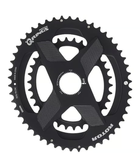 ROTOR　Q-RING OVAL SPIDERING BLACK