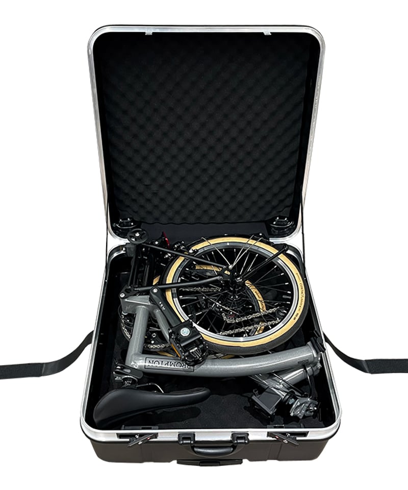 B&W foldon case with 4 wheels | LORO CYCLE WORK