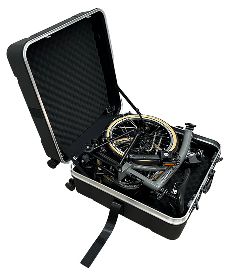 B&W foldon case with 4 wheels | LORO CYCLE WORK