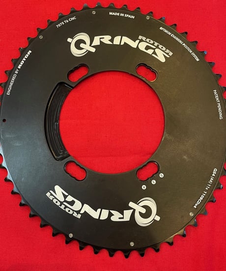ROTOR　Q-RING OVALchainring　【54/44T】　SHIMANO4アーム　6800/5800用ボルトセット