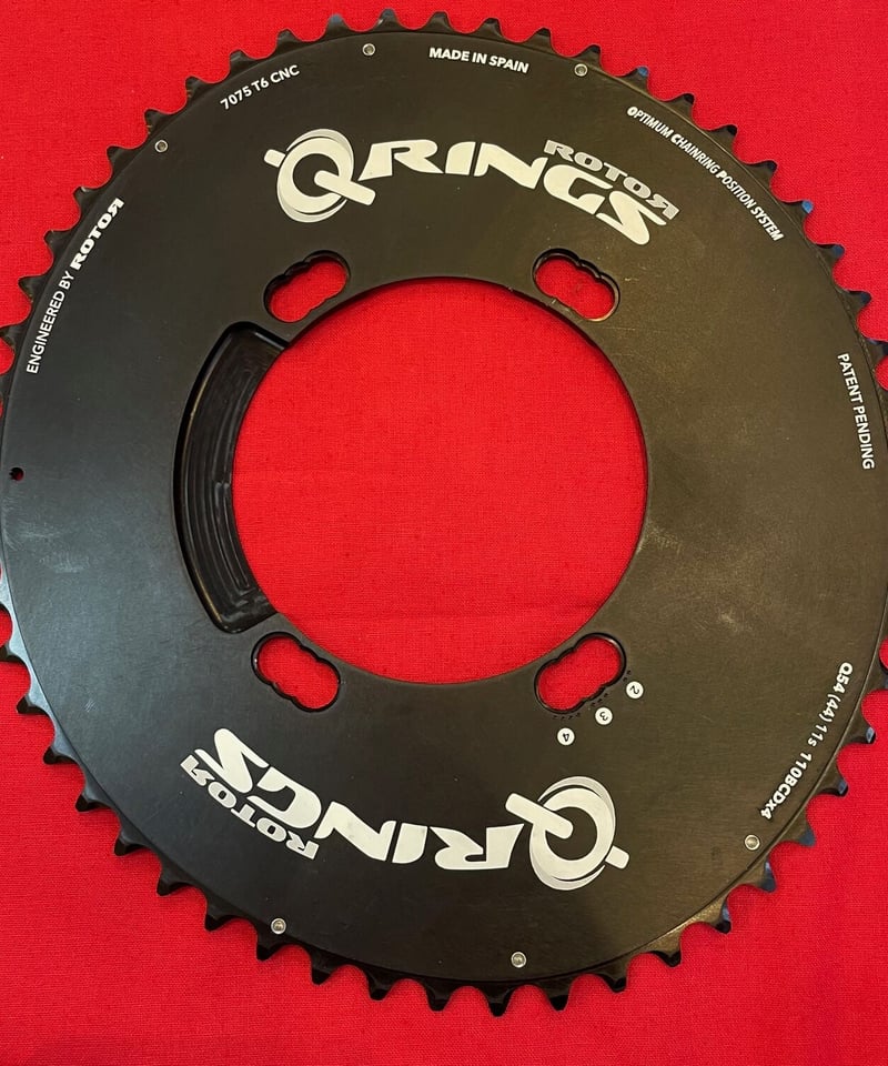 ROTOR Q-RINGS シングルナローチェーンリング 52t ROTOR 「ローター」 Q-RINGS 52T 楕円チェーンリング / 滋賀大津