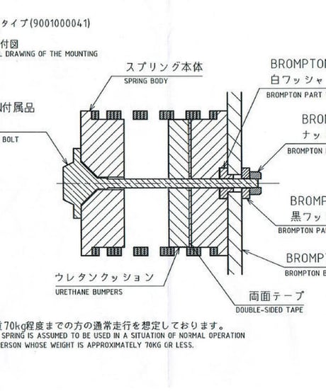 松村鋼機　Scrowave springs® for BROMPTON （スタンダード）