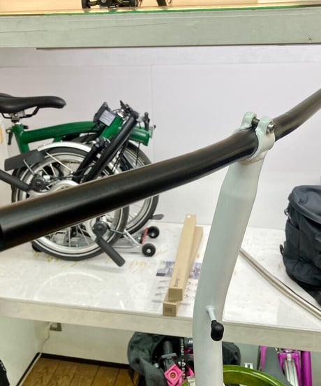 Brompfication　Black Titanium Handlebar