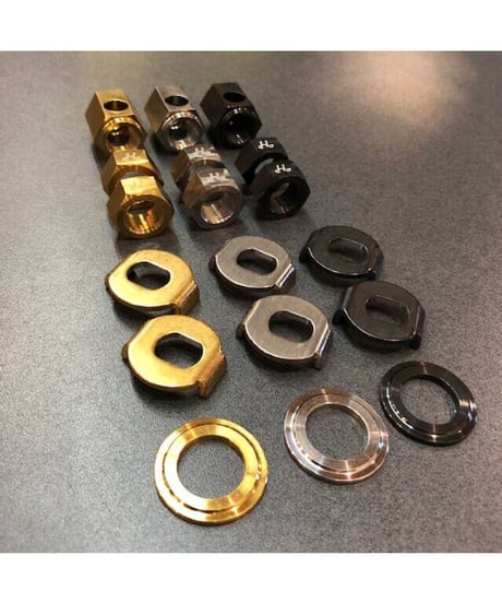 H&H　Titanium 3/6Speed Screw Sets