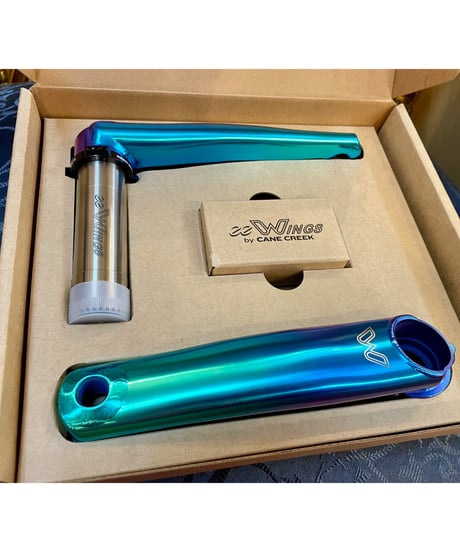 CANE CREEK　eeWINGS MTB CRANK 170 Aegean”タイダイ ブルー/ターコイズ “