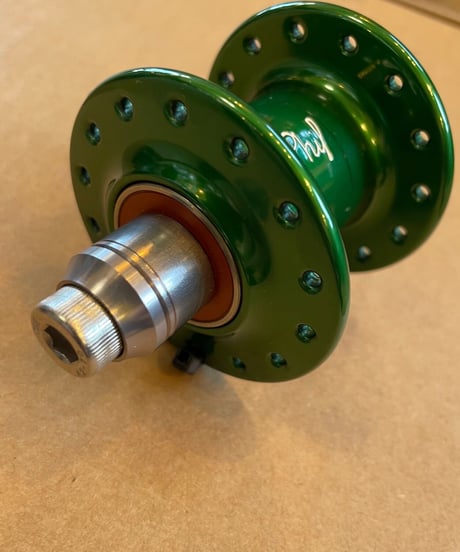 Philwood　"Classic"　Brompton Front Hub【Green】
