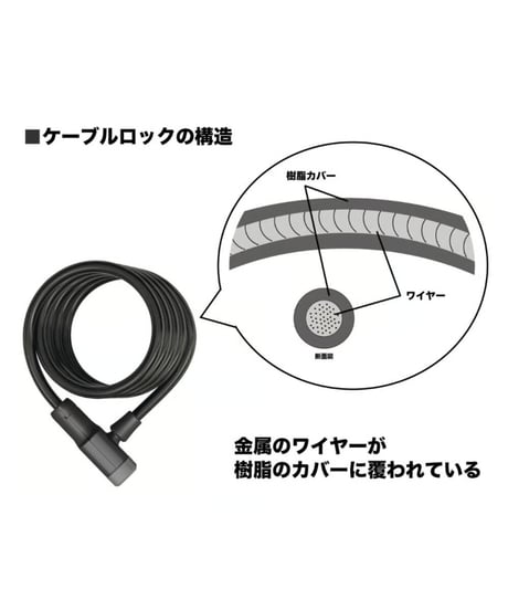 ABUS　NUMERO 5510C/180 MATTE BLACK