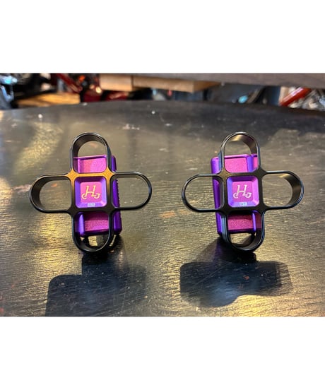 H&H　hinge Clamps DT　ブラック/パープル