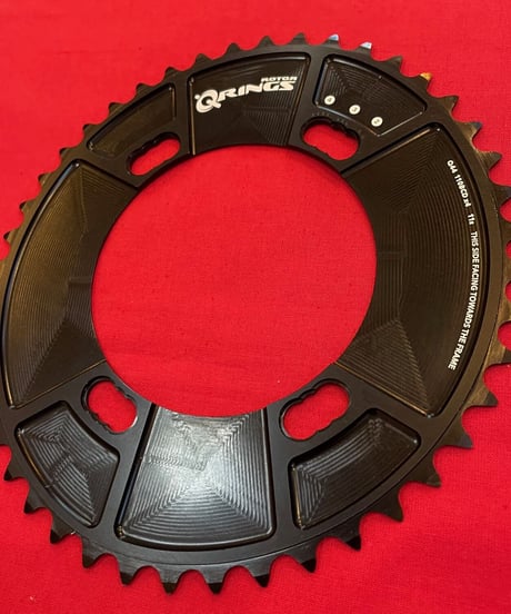 ROTOR　Q-RING OVALchainring　【54/44T】　SHIMANO4アーム　6800/5800用ボルトセット