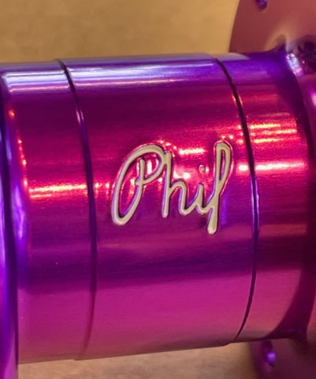 Philwood　"PRO" Brompton Front Hub【PURPLE】
