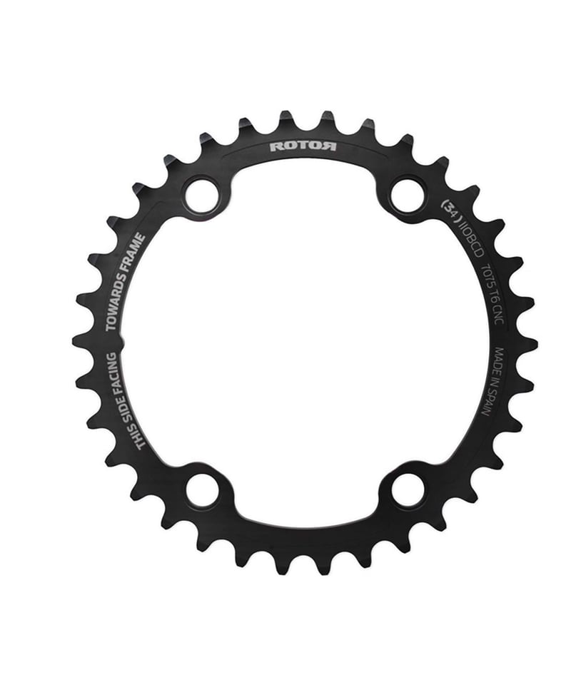 ROTOR ROUND RING 110x4 INNER BLACK 【44T】 | LORO