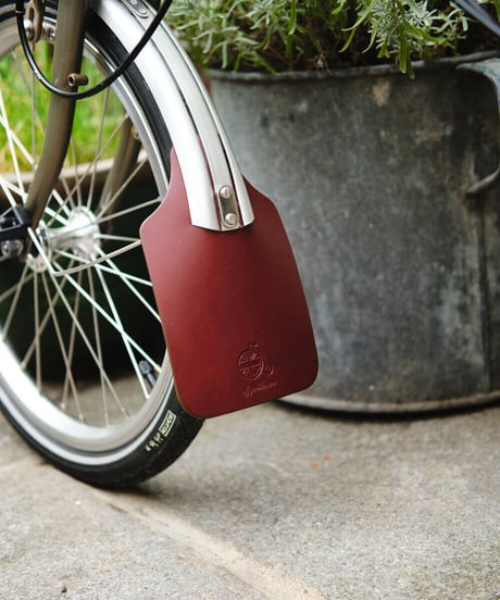 Off yer bike　 [Leather mudflap set]