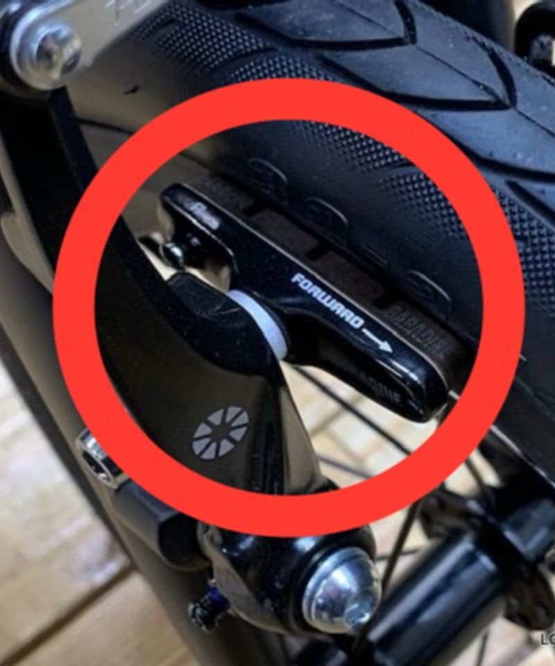 DAHON K3カーボンホイール用ブレーキシューセット | LORO CYCLE WORKS