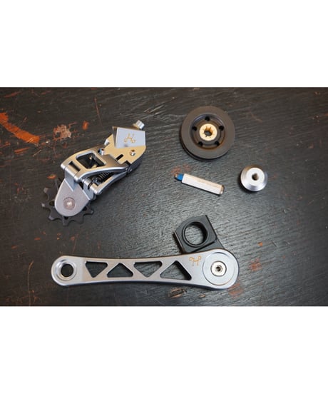 H&H　[C Line] Tensioner Derailleur Set【Ver.2】　ガンメタル