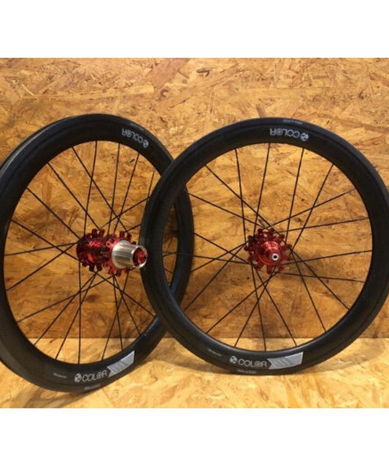 COLOR PLUS 18インチホイールセット カーボン DISC（シマノ8/9