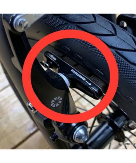 DAHON　K3カーボンホイール用ブレーキシューセット