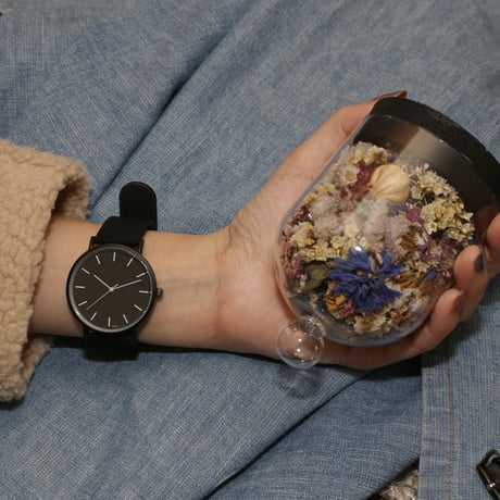 ～2サイズ～シンプル 腕時計 メンズ レディース 兼用 ブラック