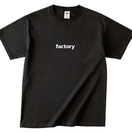 factoryオリジナルTシャツ（英語ロゴ）