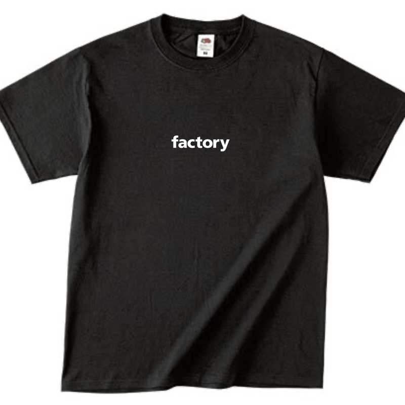factoryオリジナルTシャツ（英語ロゴ） | factory
