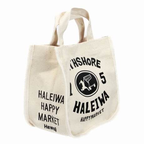 ハワイアン トートバッグ ハワイアン雑貨 ハレイワ HALEIWA ノースショア プリント ミニトートバッグ HLBG-1953（ナチュラル）