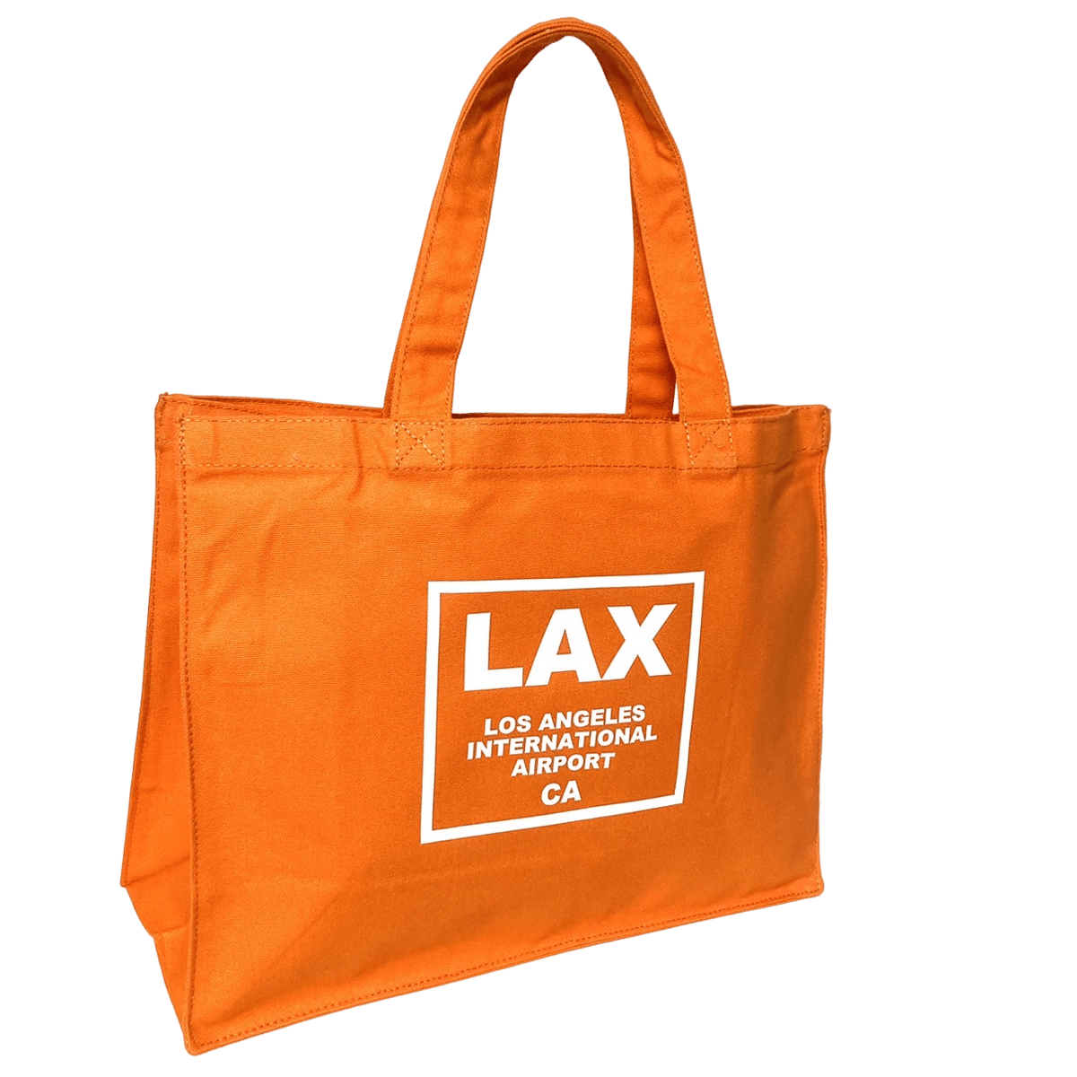 ■■↑Amazon店に在庫あり↑■■　　　　　【LAX】エアポート トートバッグ USAアメリカ CAカリ際空港のコード オレンジ  W36cm×H30cm×D14cm (LAX)