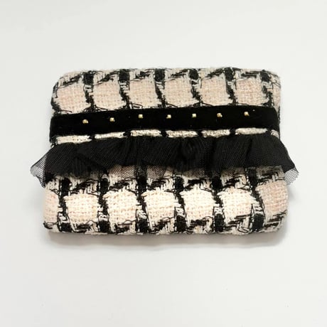 ティッシュケース・ England  monotone  tweed 17