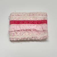 ティッシュケース ・ Japan  pink tweed 6