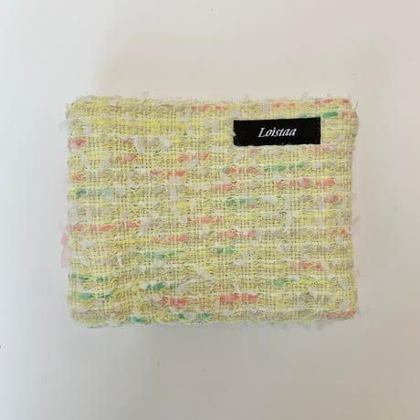 ティッシュケース( Japan tweed ・orange ribbon  babypink frill  )