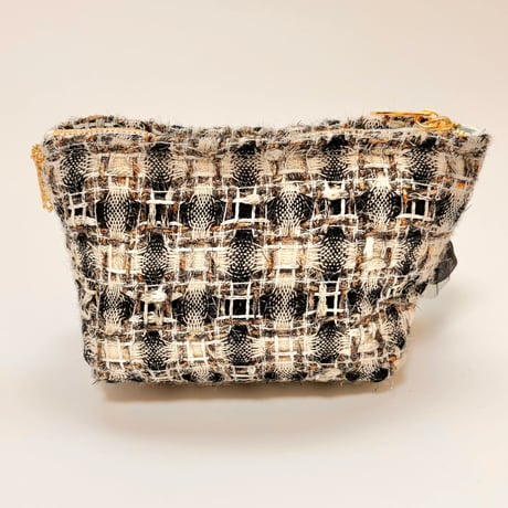 ポーチマチ付き・England brown monotone tweed 19