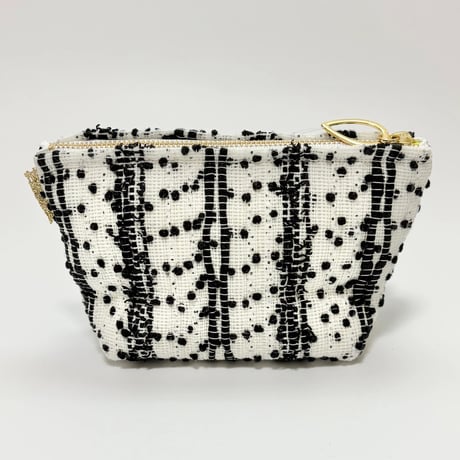 ポーチマチ付き・Japan monotone tweed 7