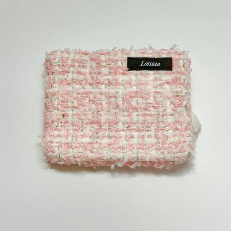 ティッシュケース ・ England  pink tweed 5