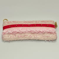 ペンケース・Japan  pink  tweed   3