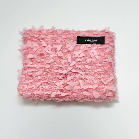 ティッシュケース ・ Japan  pink  feather tweed 7