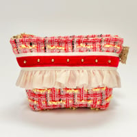 ポーチマチ付き・England red tweed 12