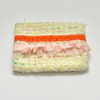 ティッシュケース ・ Japan   yellow  tweed 11