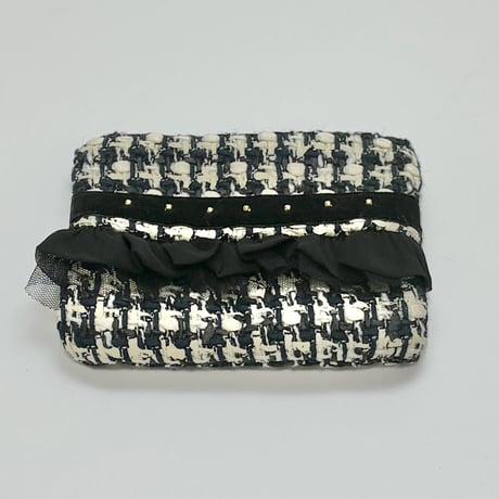 ティッシュケース・ France  monotone  tweed 19