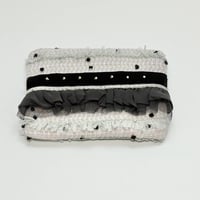ティッシュケース・ England  gray dot  tweed 18