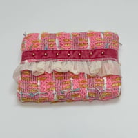 ティッシュケース ・ England  pink   tweed 9