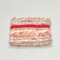 ティッシュケース ・ England pink feather  tweed 13