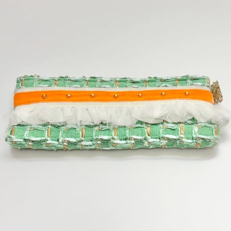 ペンケース・ England Green  tweed  20